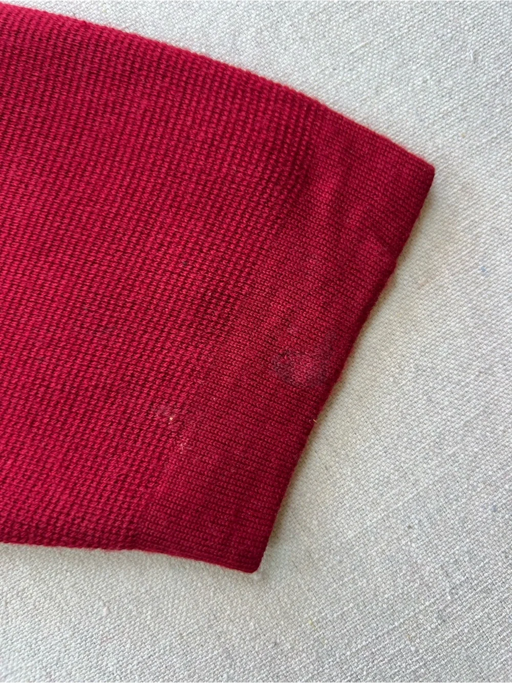 Banana Republic Red Men's 1/4 Zip Long Sleeve  Preppy Classy Sweater - XL